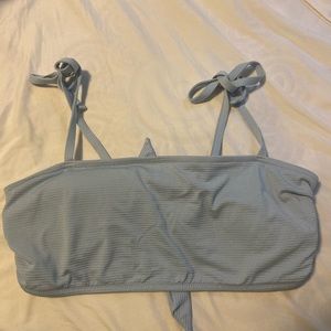 Baby blue bikini top